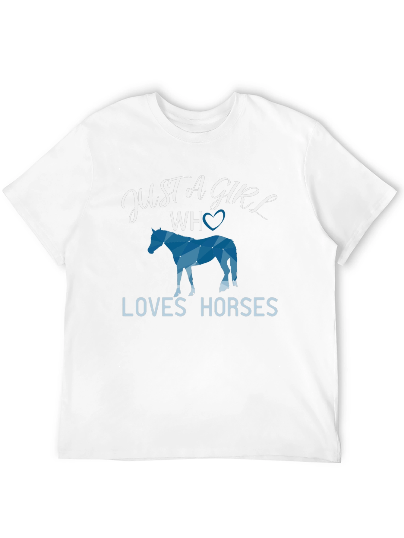 Just a Girl Who Loves Horses Graphic Tee
