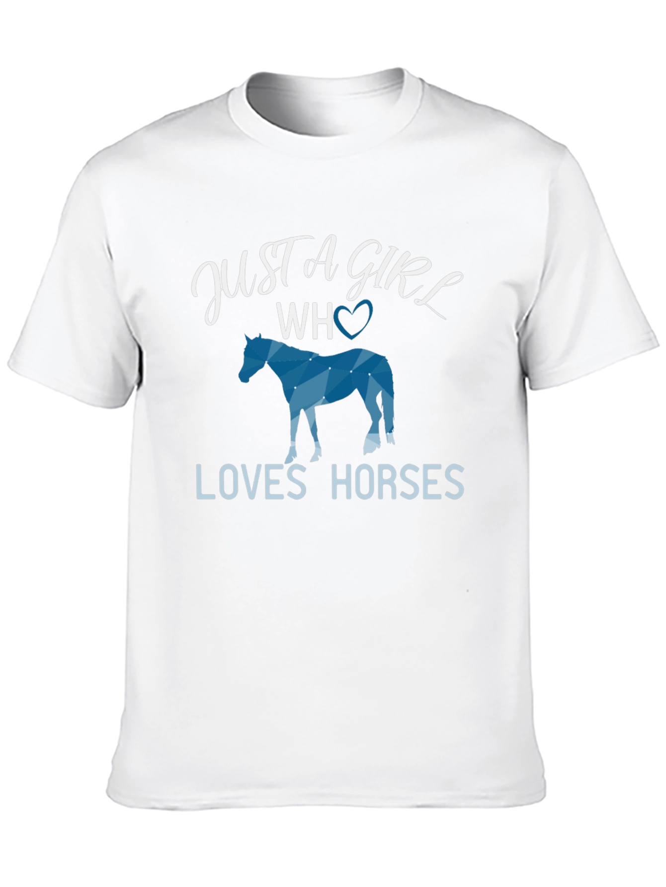 Just a Girl Who Loves Horses Graphic Tee