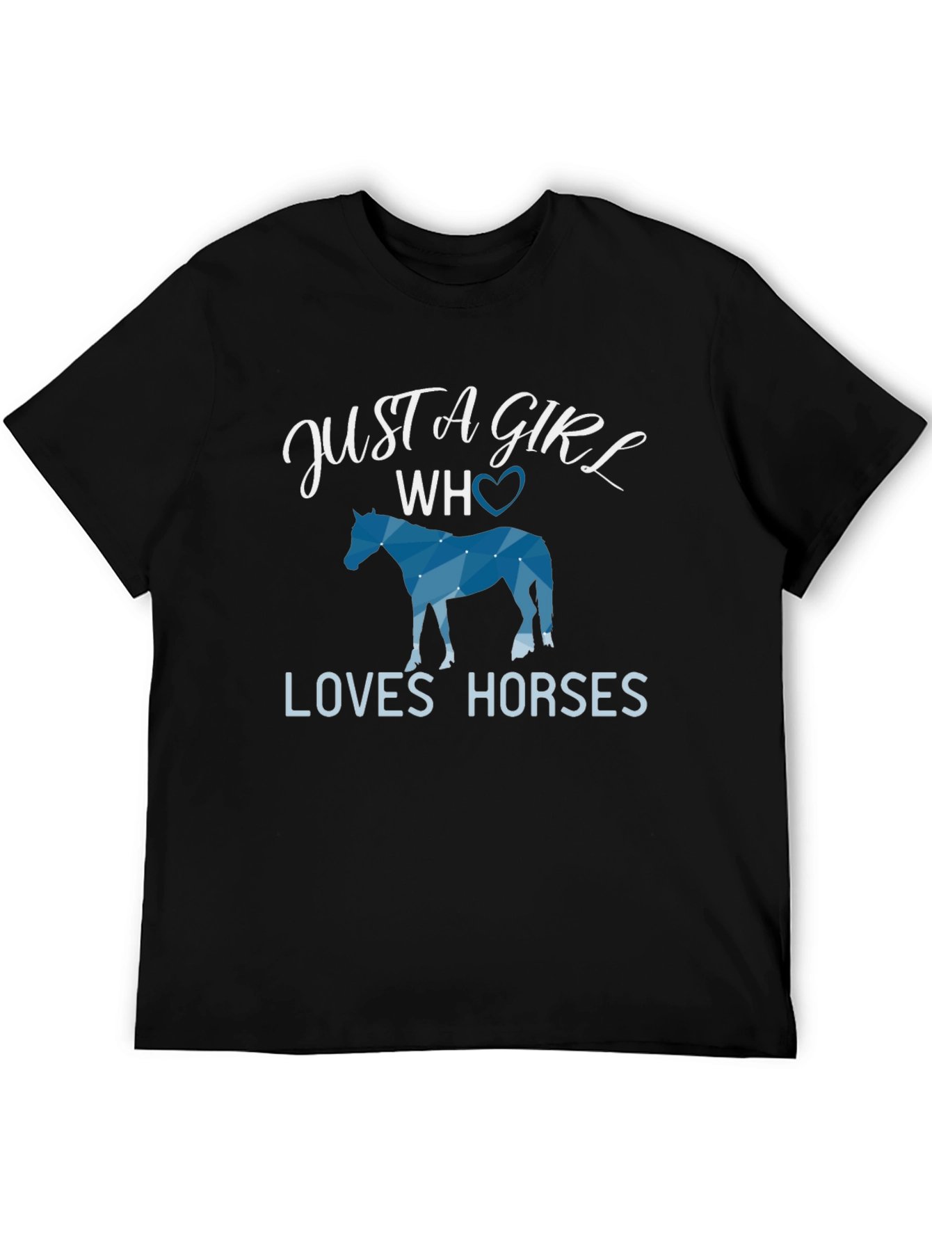 Just a Girl Who Loves Horses Graphic Tee