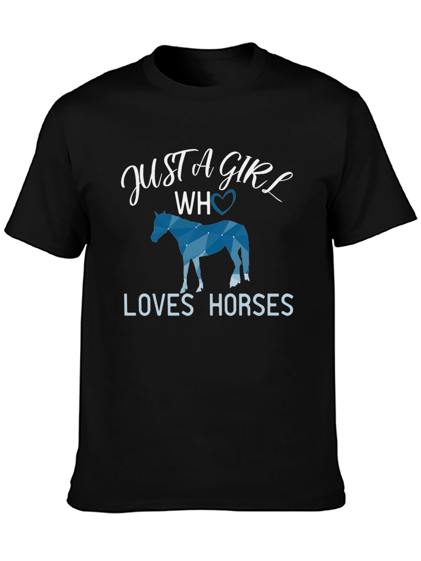 Just a Girl Who Loves Horses Graphic Tee