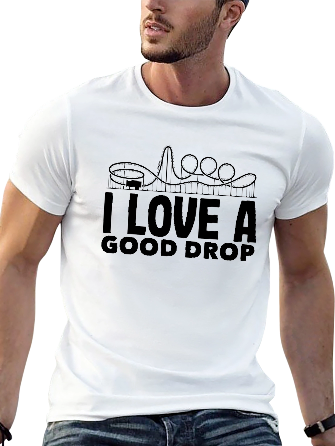 I Love A Good Drop Rollercoaster T-Shirt