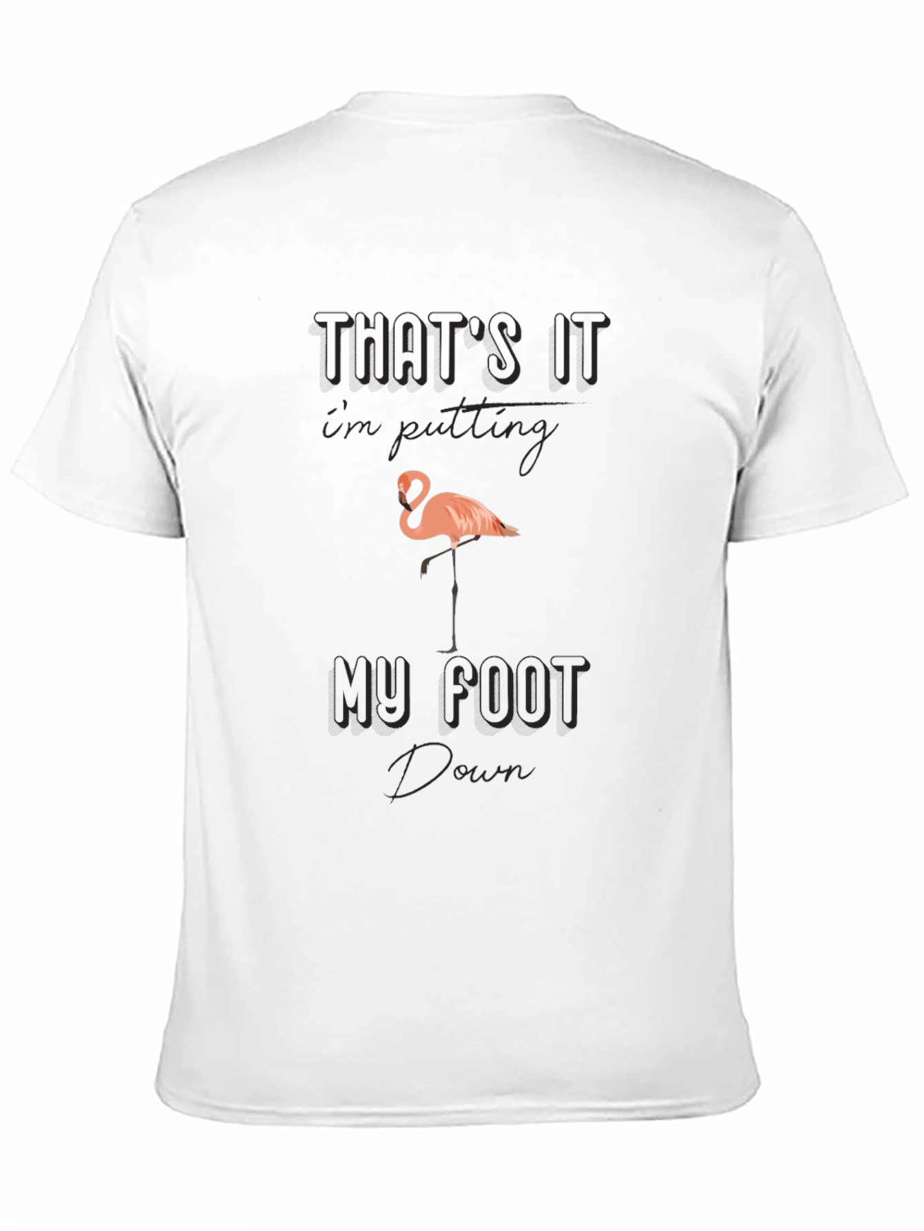 Funny Flamingo Graphic T-Shirt