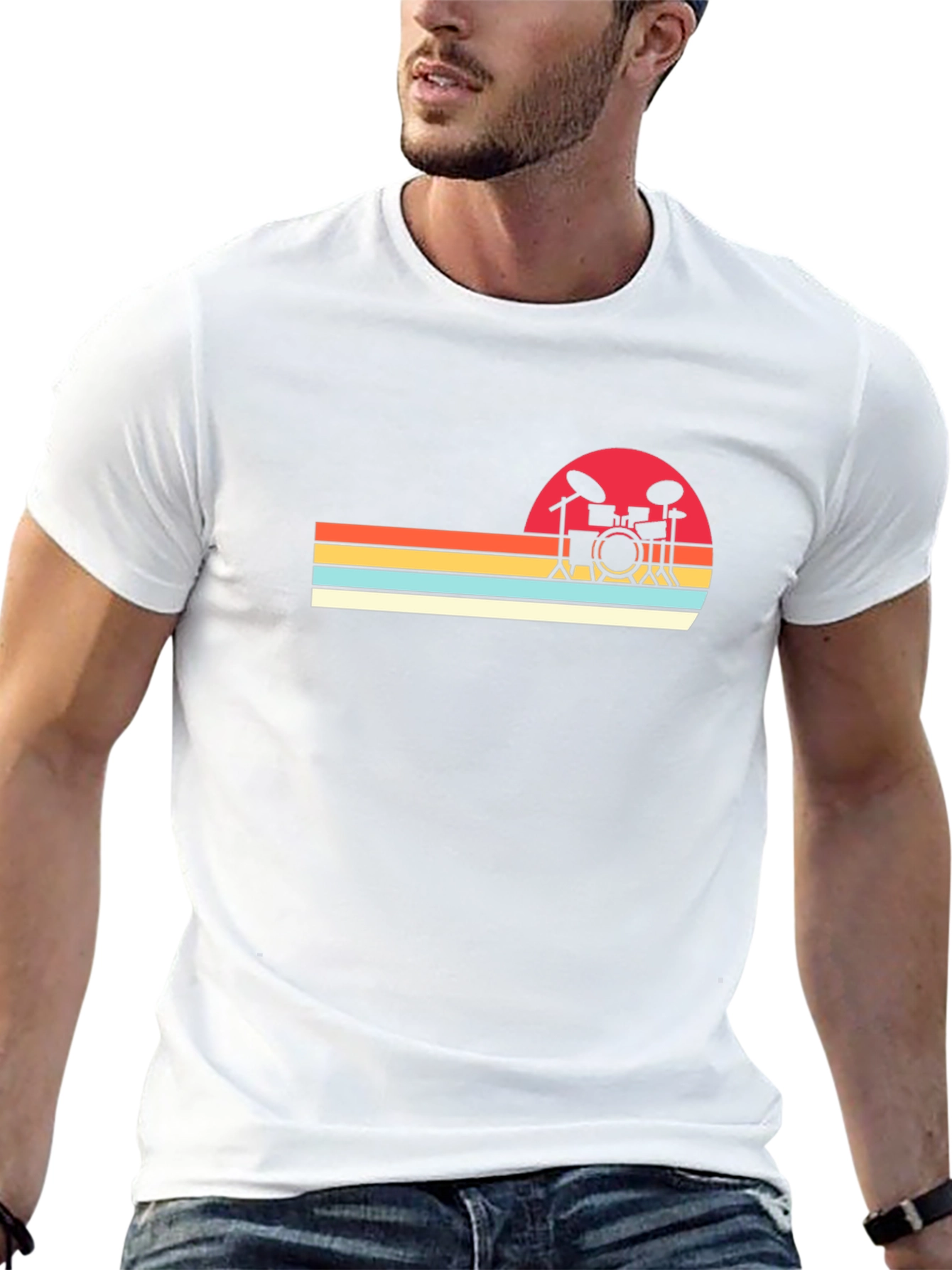 Retro Drum Kit T-Shirt