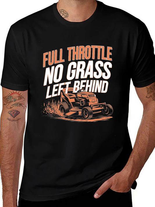 Full Throttle Lawn Mowing T-Shirt