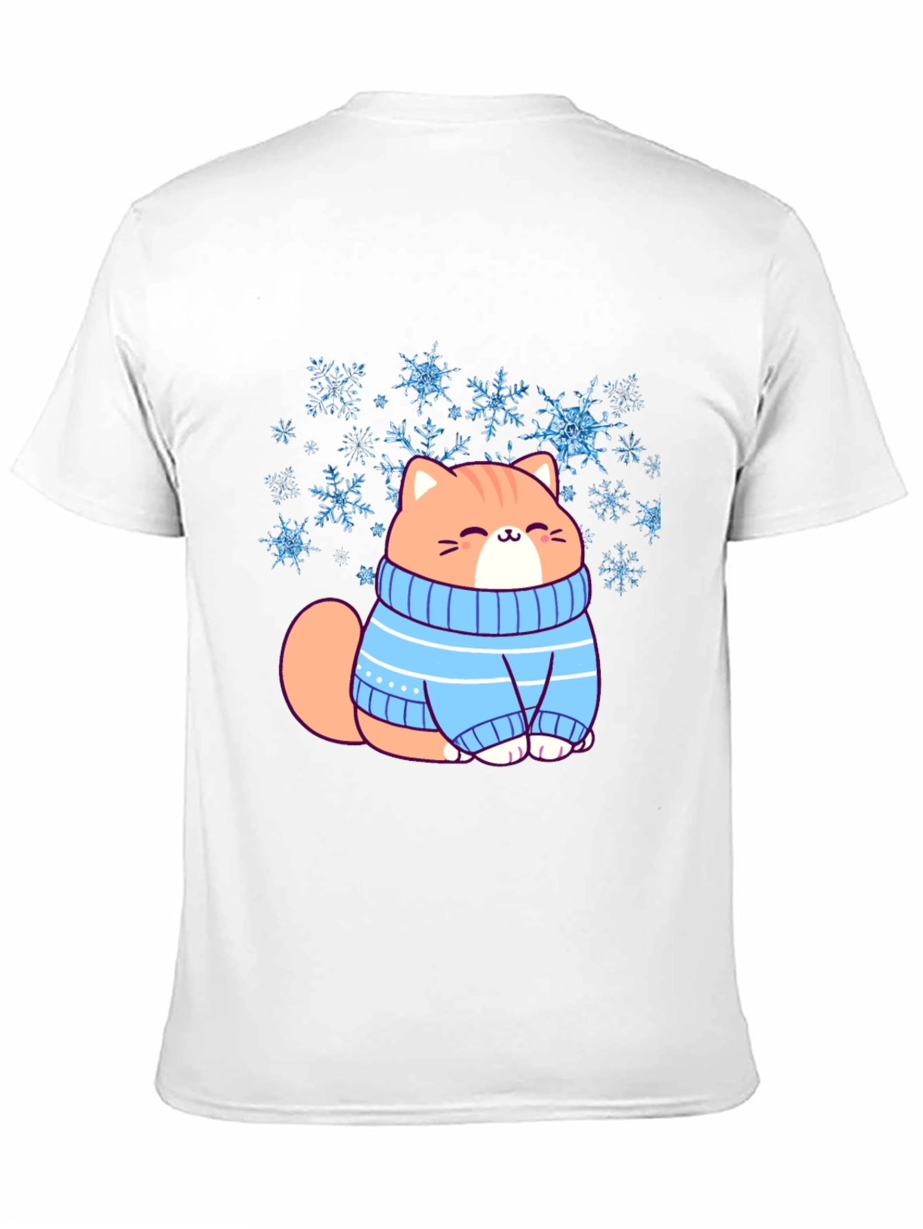 Cat in Sweater Graphic T-Shirt