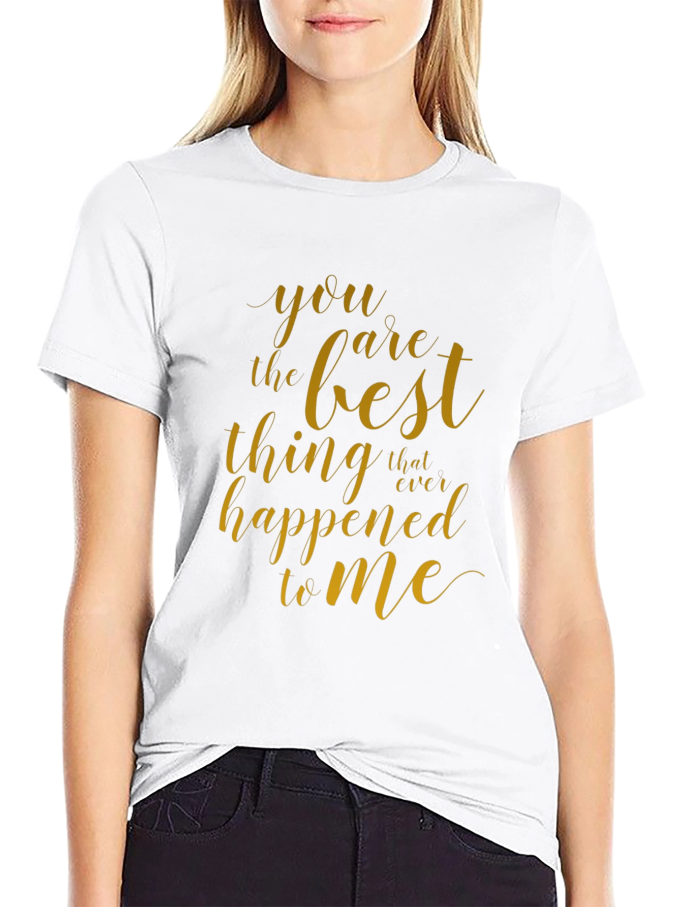 You Are The Best Thing Black Graphic Tee