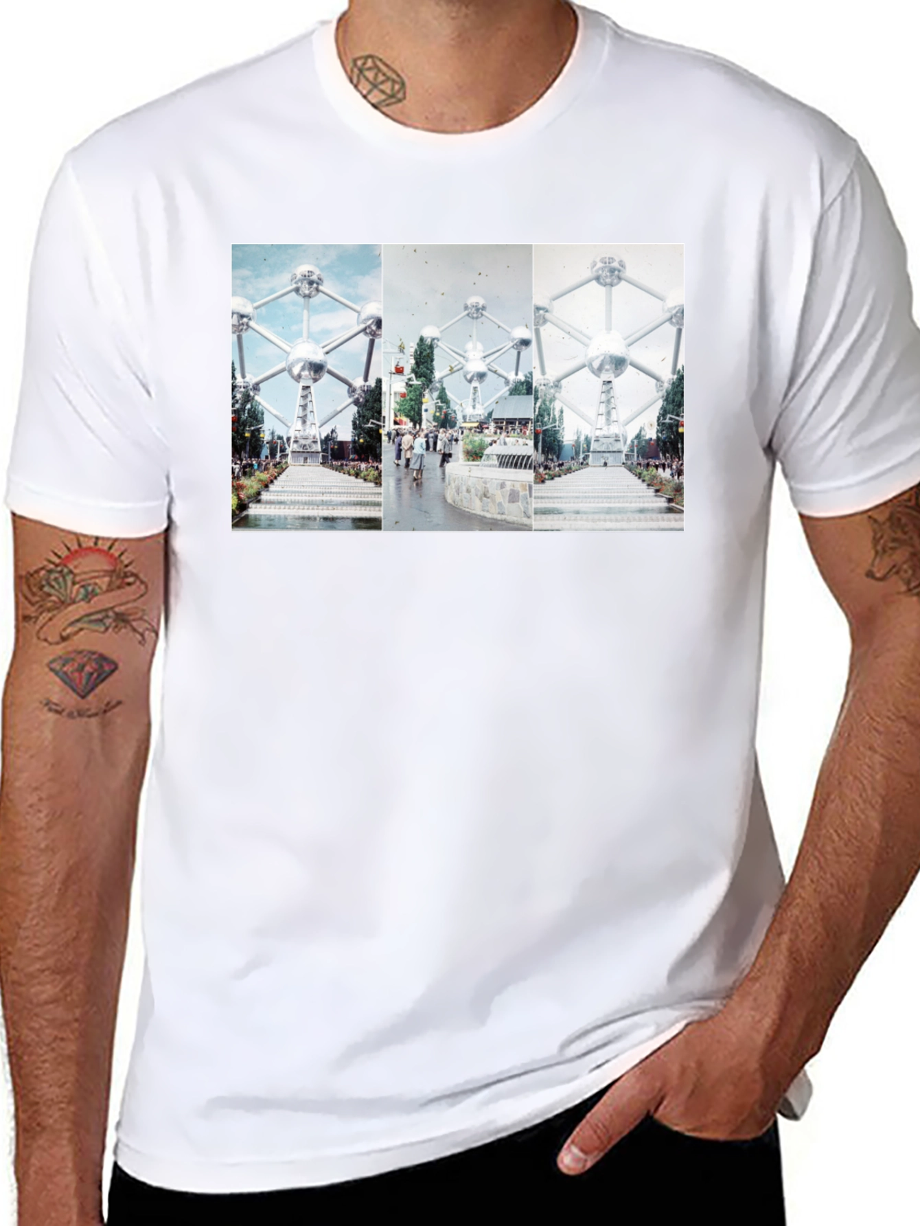 Atomium T-Shirt - Brussels Landmark Tee