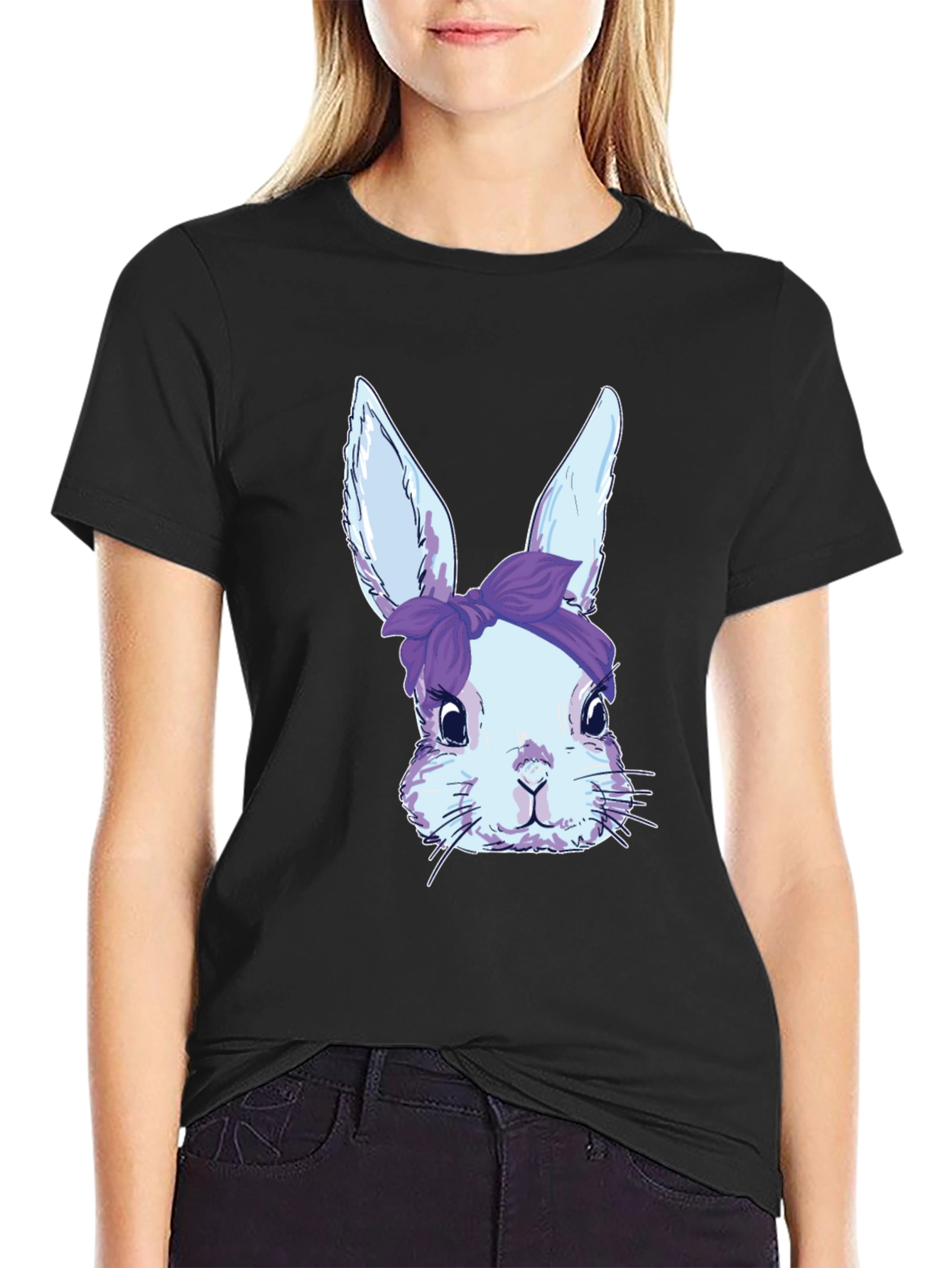 Bunny T-Shirt with Headband - Cute Easter Apparel