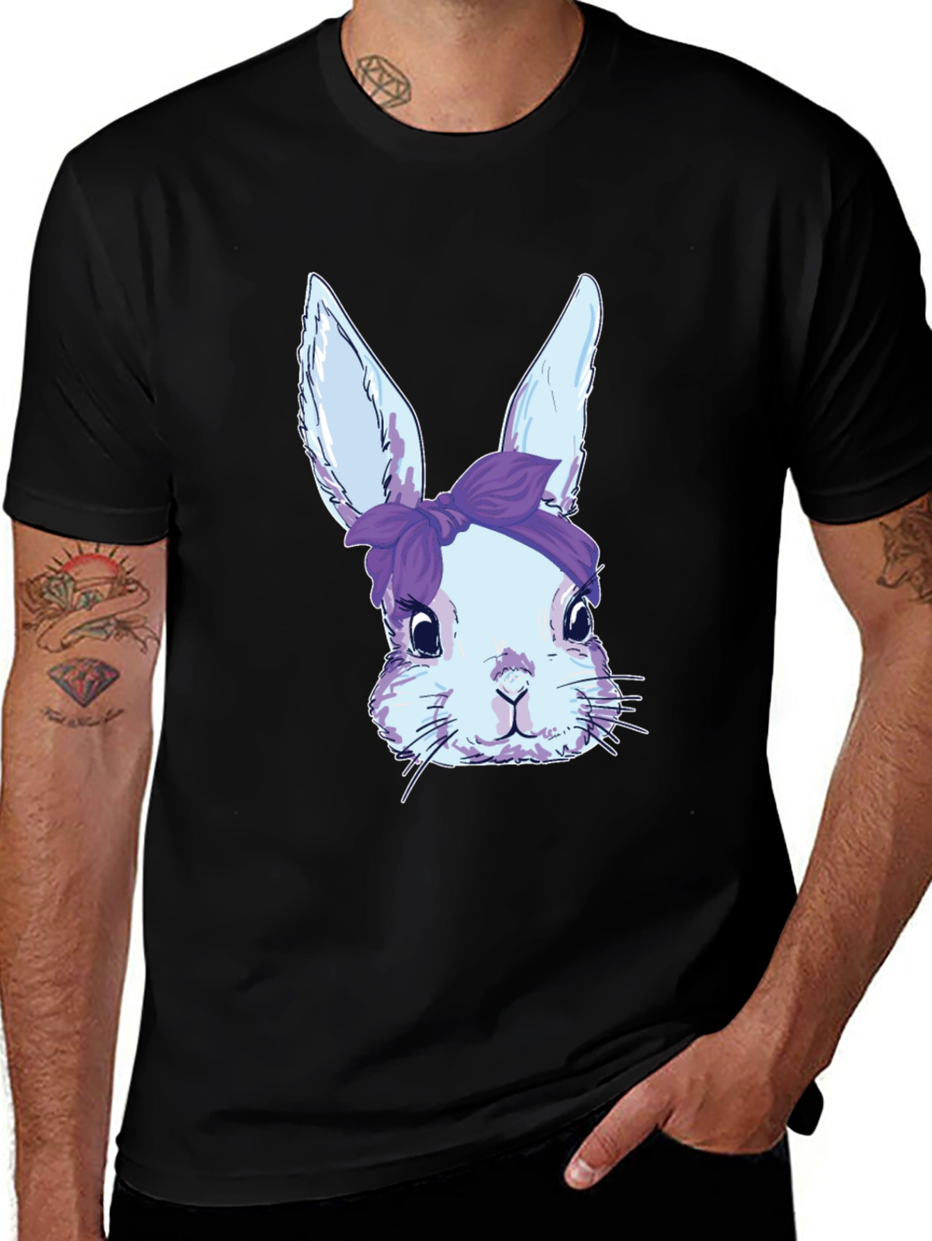 Bunny T-Shirt with Headband - Cute Easter Apparel