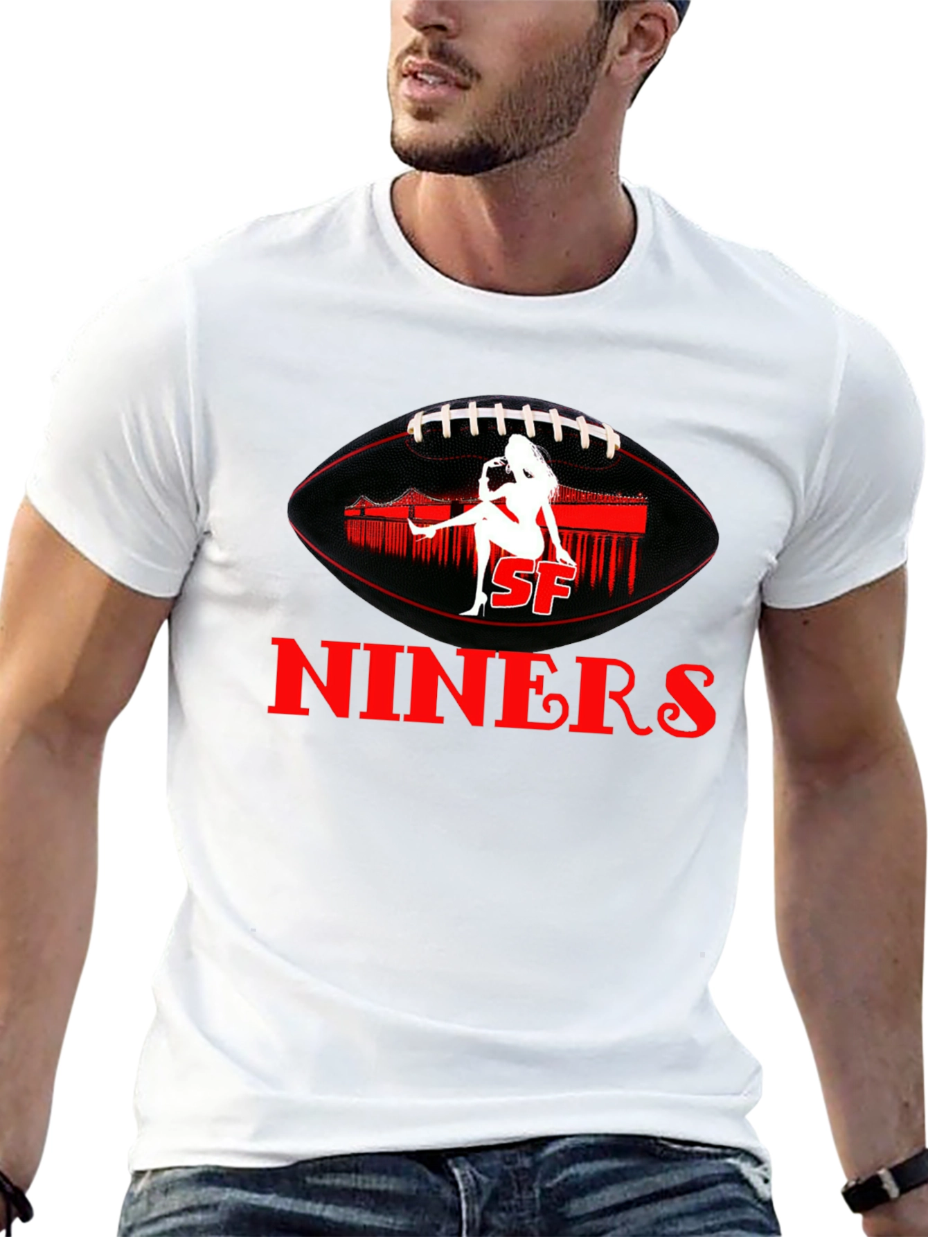 Niners Football Tee - Sexy SF Fan Shirt
