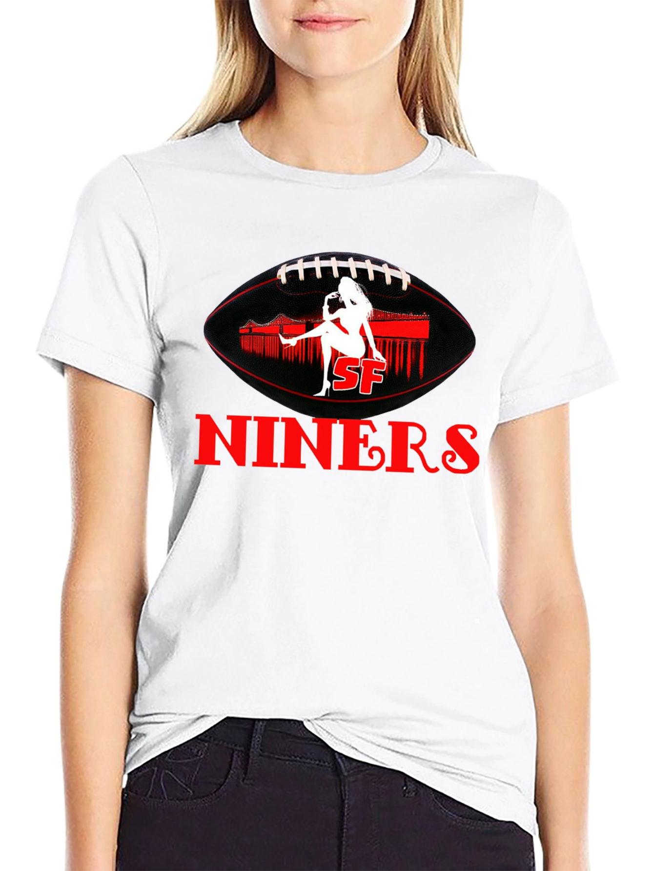 Niners Football Tee - Sexy SF Fan Shirt