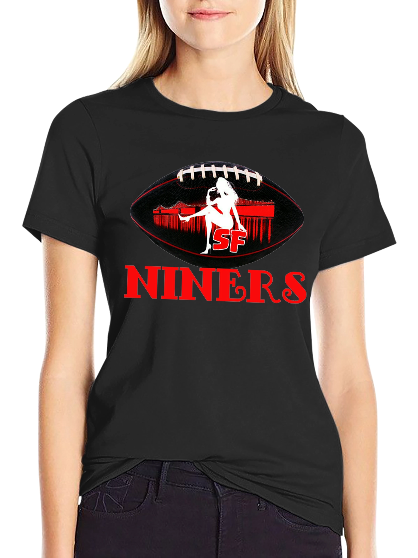 Niners Football Tee - Sexy SF Fan Shirt