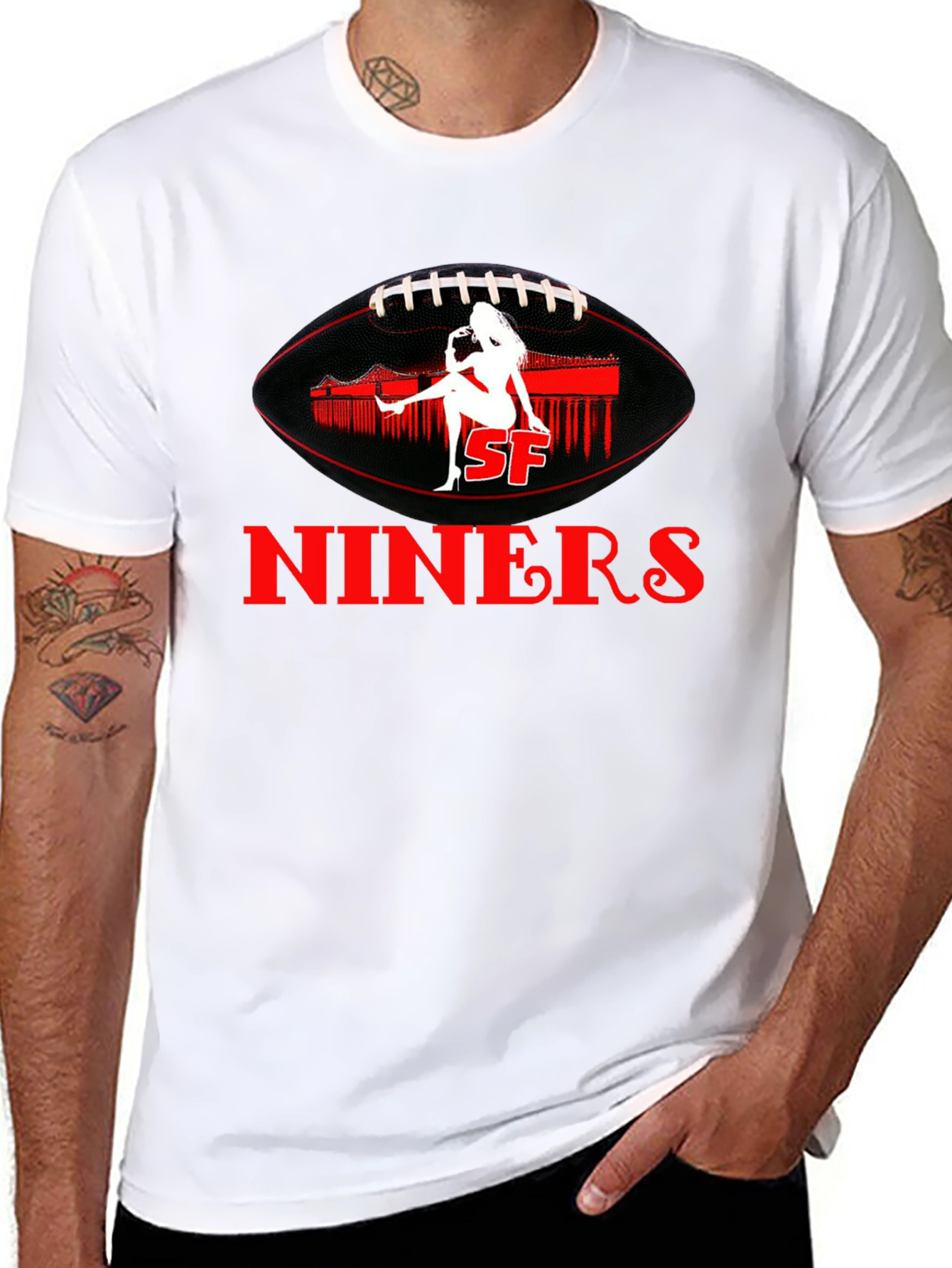 Niners Football Tee - Sexy SF Fan Shirt