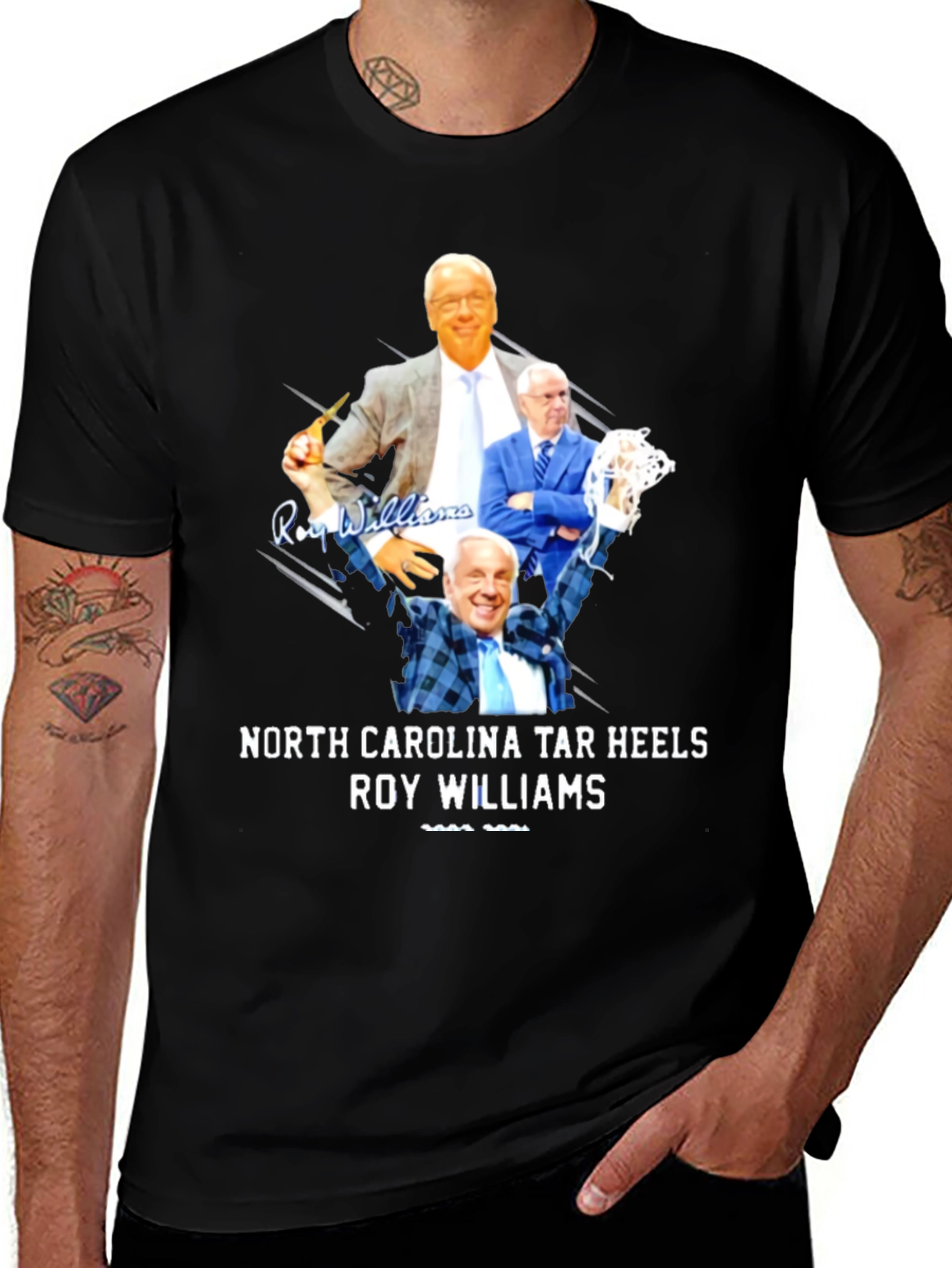 North Carolina Tar Heels Roy Williams T-Shirt