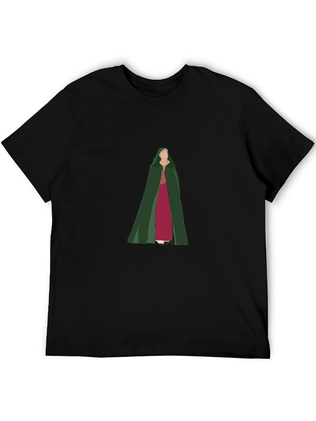 Cloaked Figure Graphic Tee - Dark Apparel