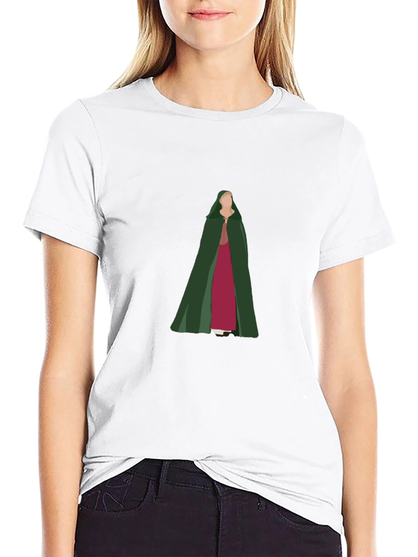 Cloaked Figure Graphic Tee - Dark Apparel
