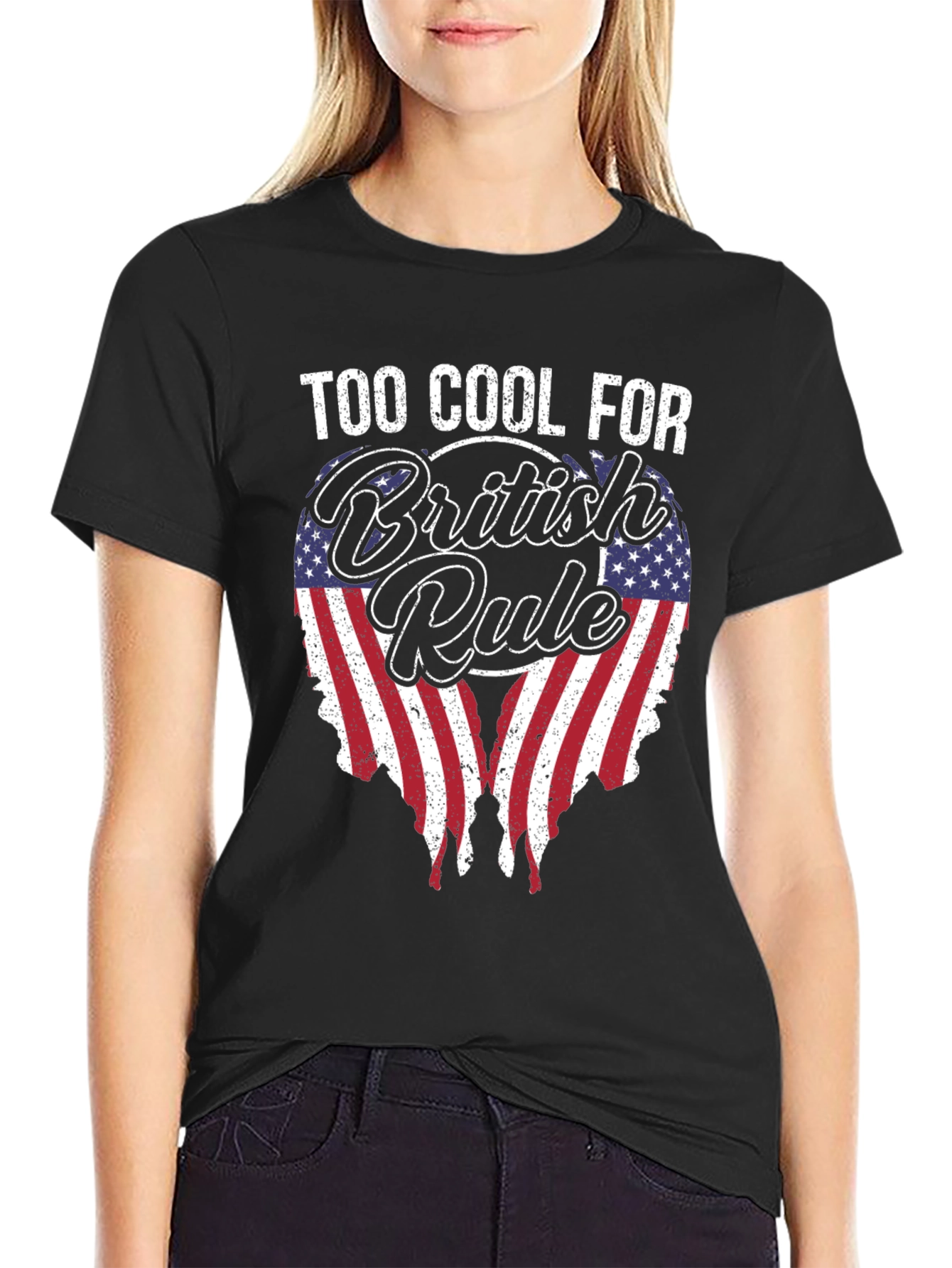 Too Cool For British Rule Graphic Tee