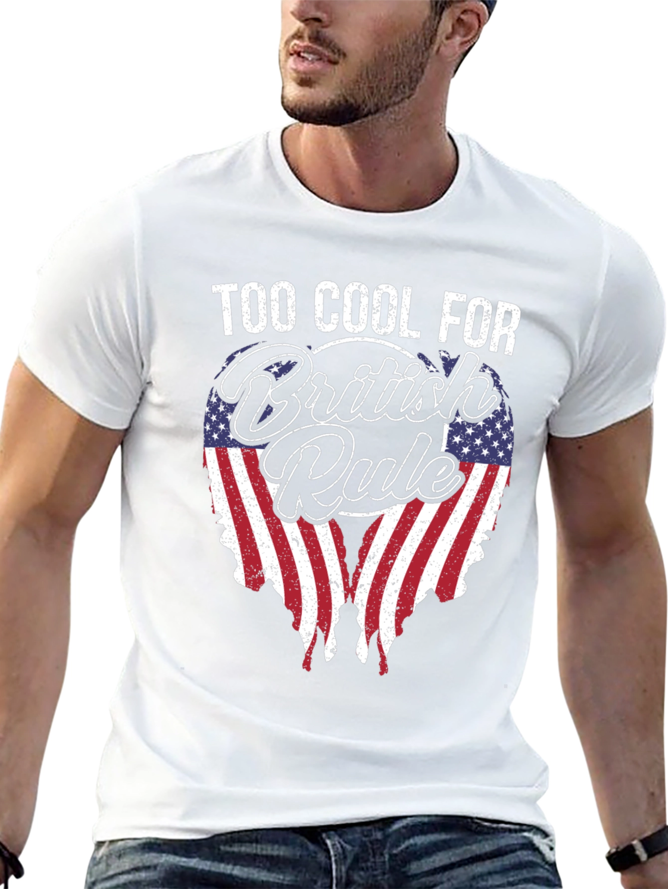 Too Cool For British Rule Graphic Tee