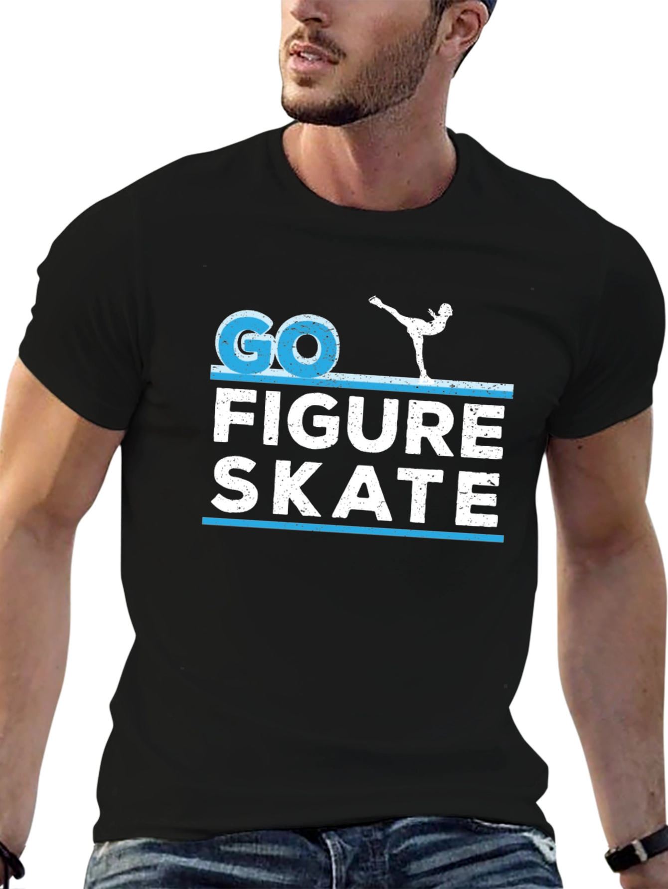 Go Figure Skate T-Shirt - Sporty Design