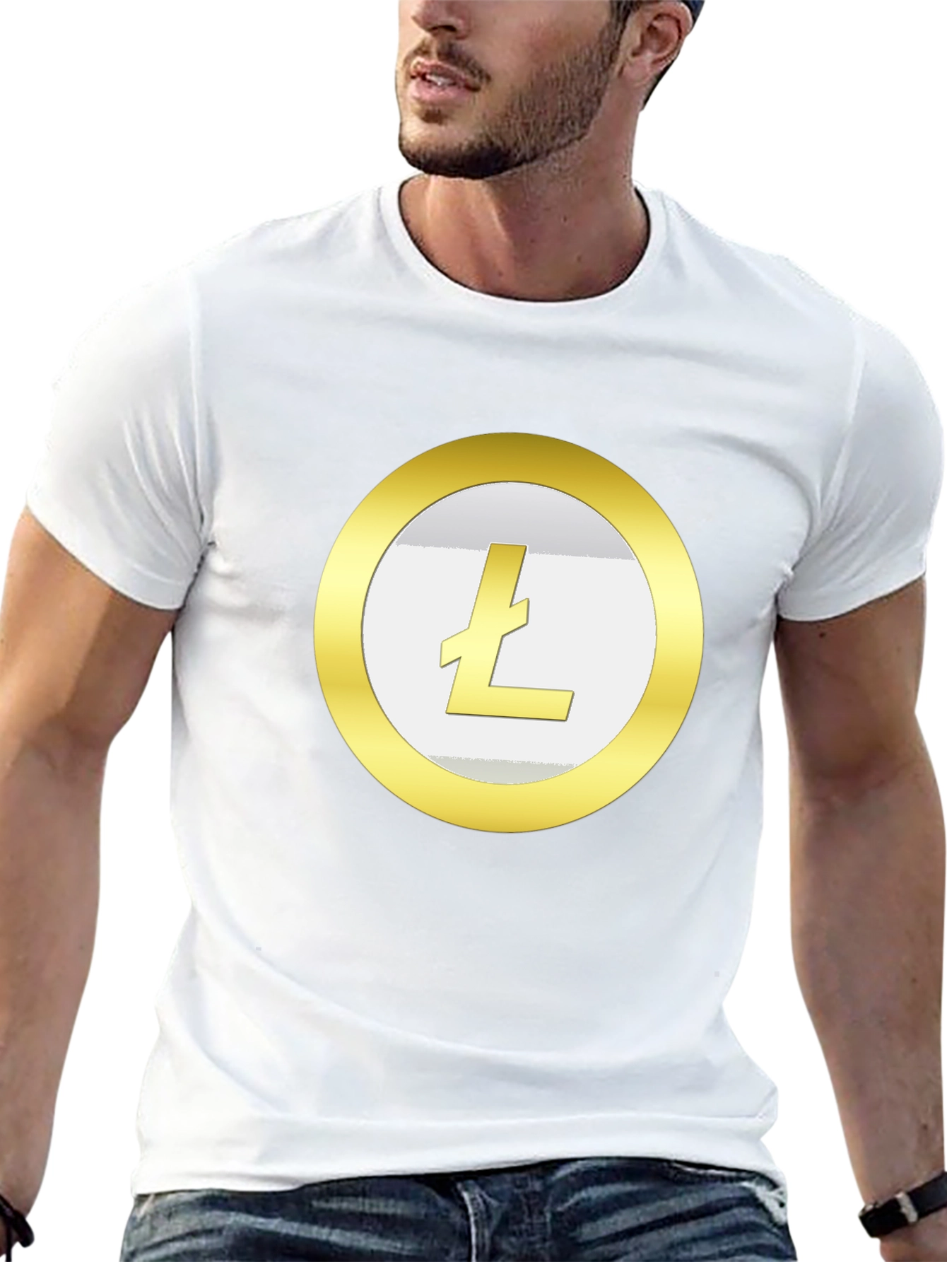Litecoin Crypto Black T-Shirt