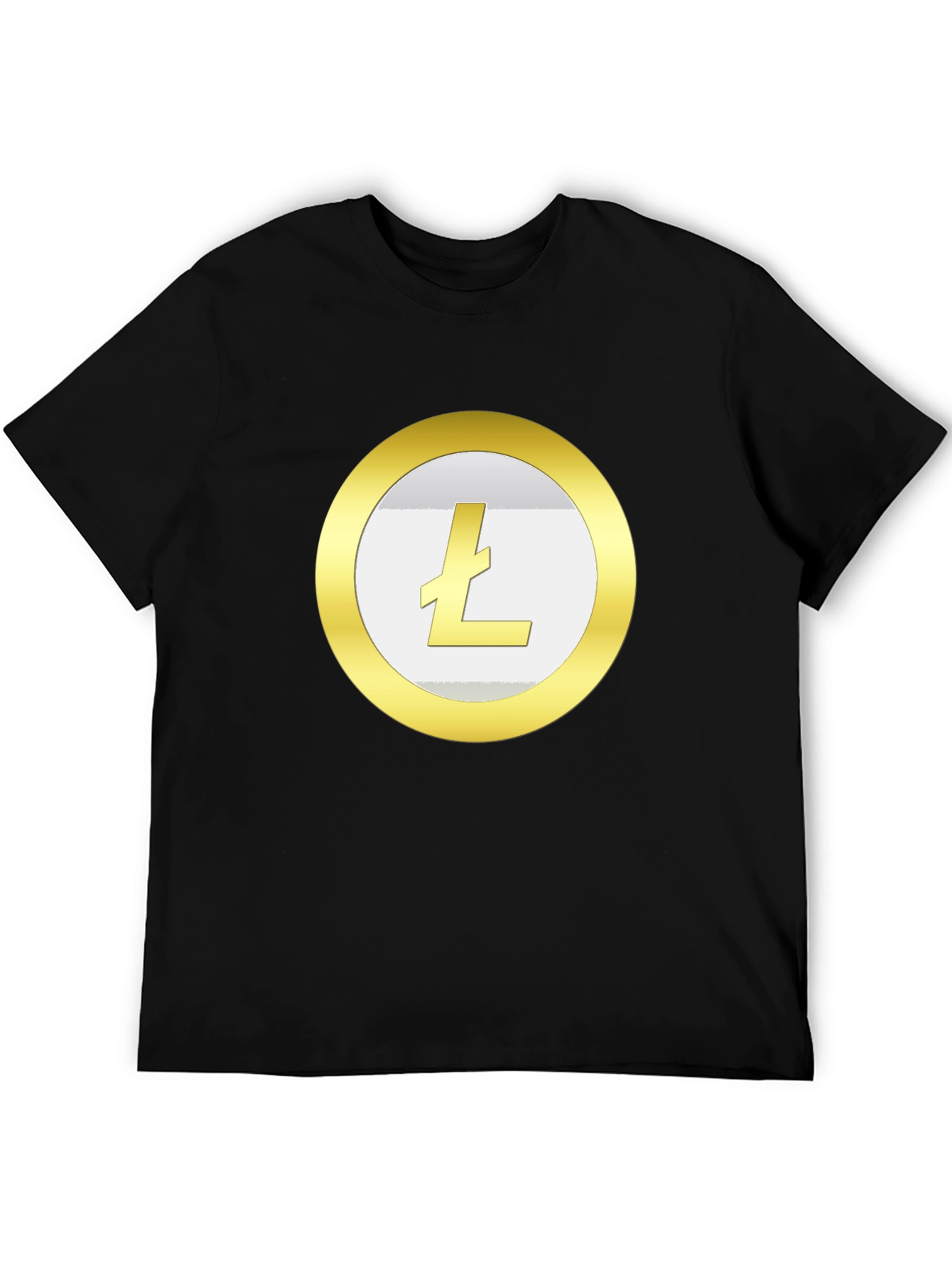 Litecoin Crypto Black T-Shirt