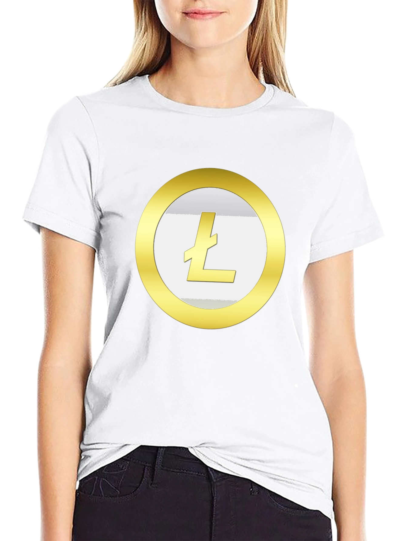 Litecoin Crypto Black T-Shirt