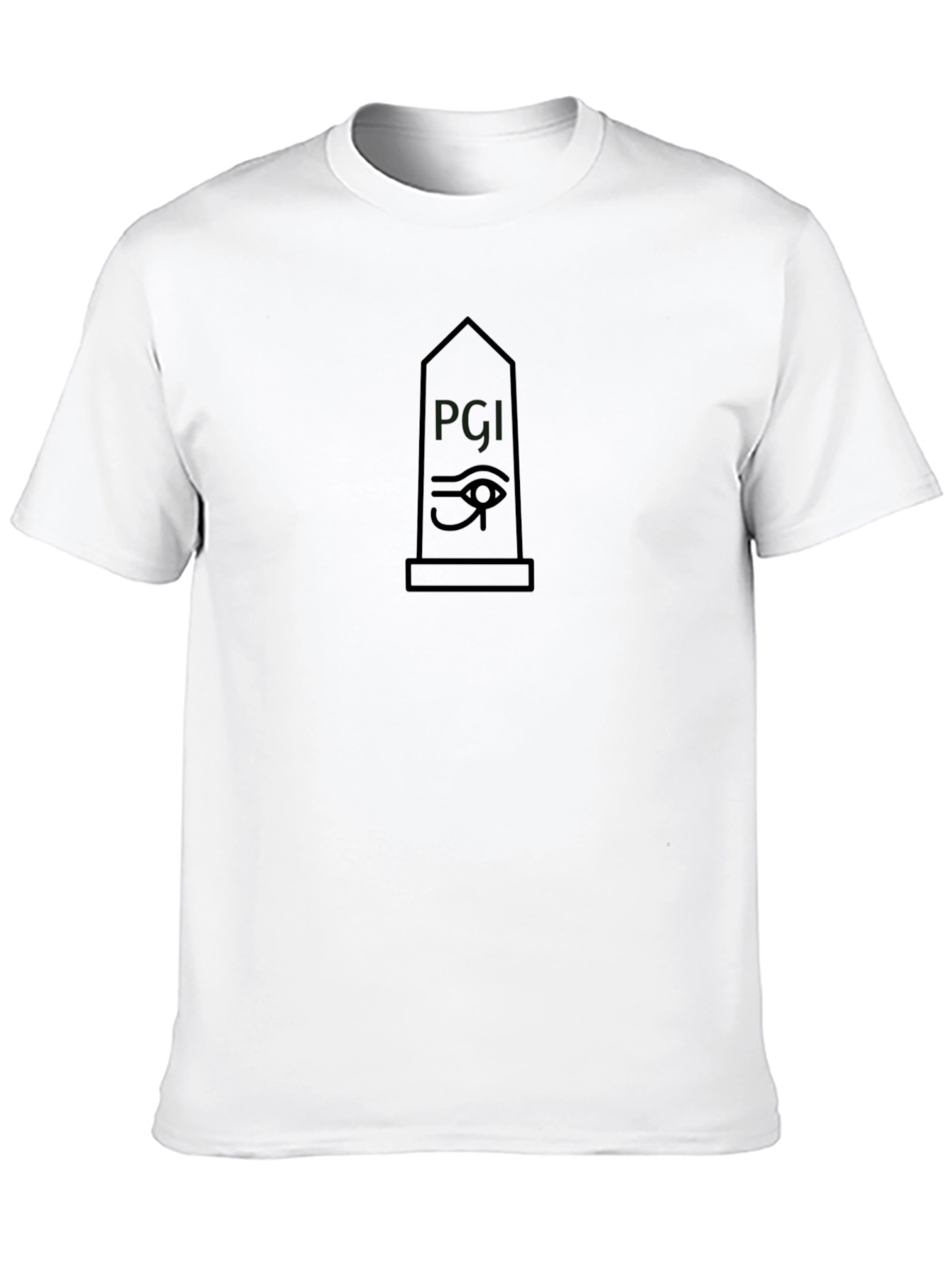 Eye of Horus Obelisk Black Graphic Tee