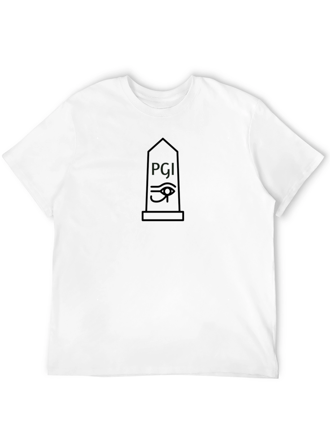 Eye of Horus Obelisk Black Graphic Tee
