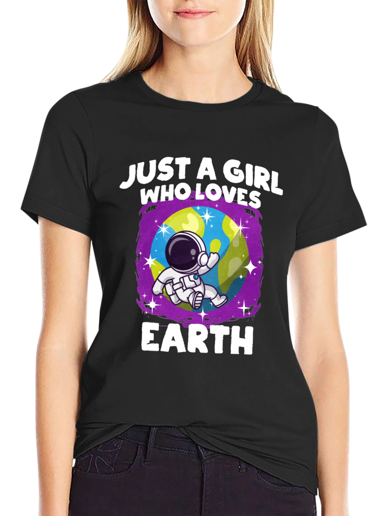 Just A Girl Who Loves Earth T-Shirt