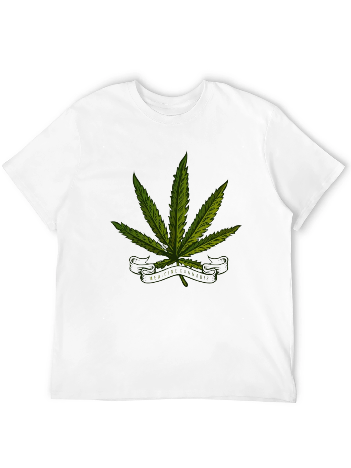 Cannabis Medicine Graphic Black T-Shirt
