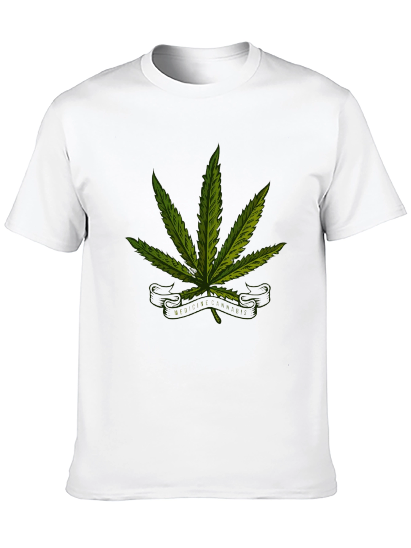Cannabis Medicine Graphic Black T-Shirt