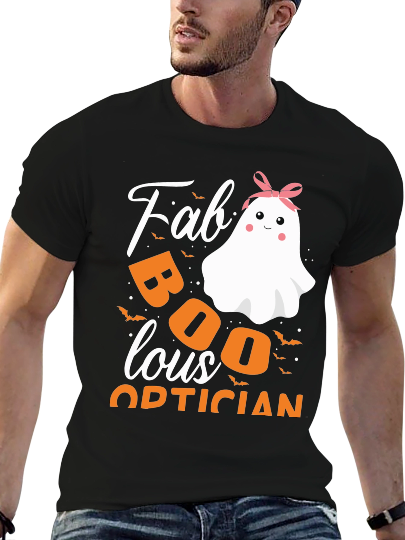 Fab Boo Lous Optician Halloween Graphic T-Shirt