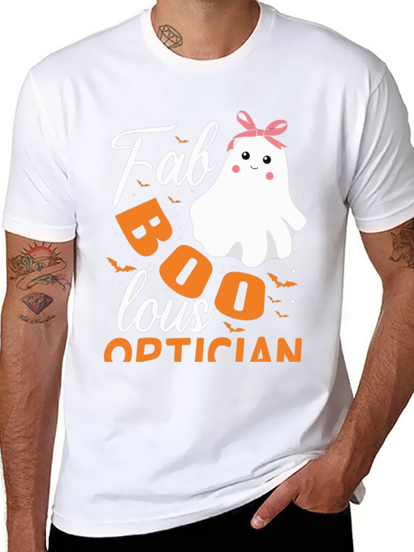 Fab Boo Lous Optician Halloween Graphic T-Shirt