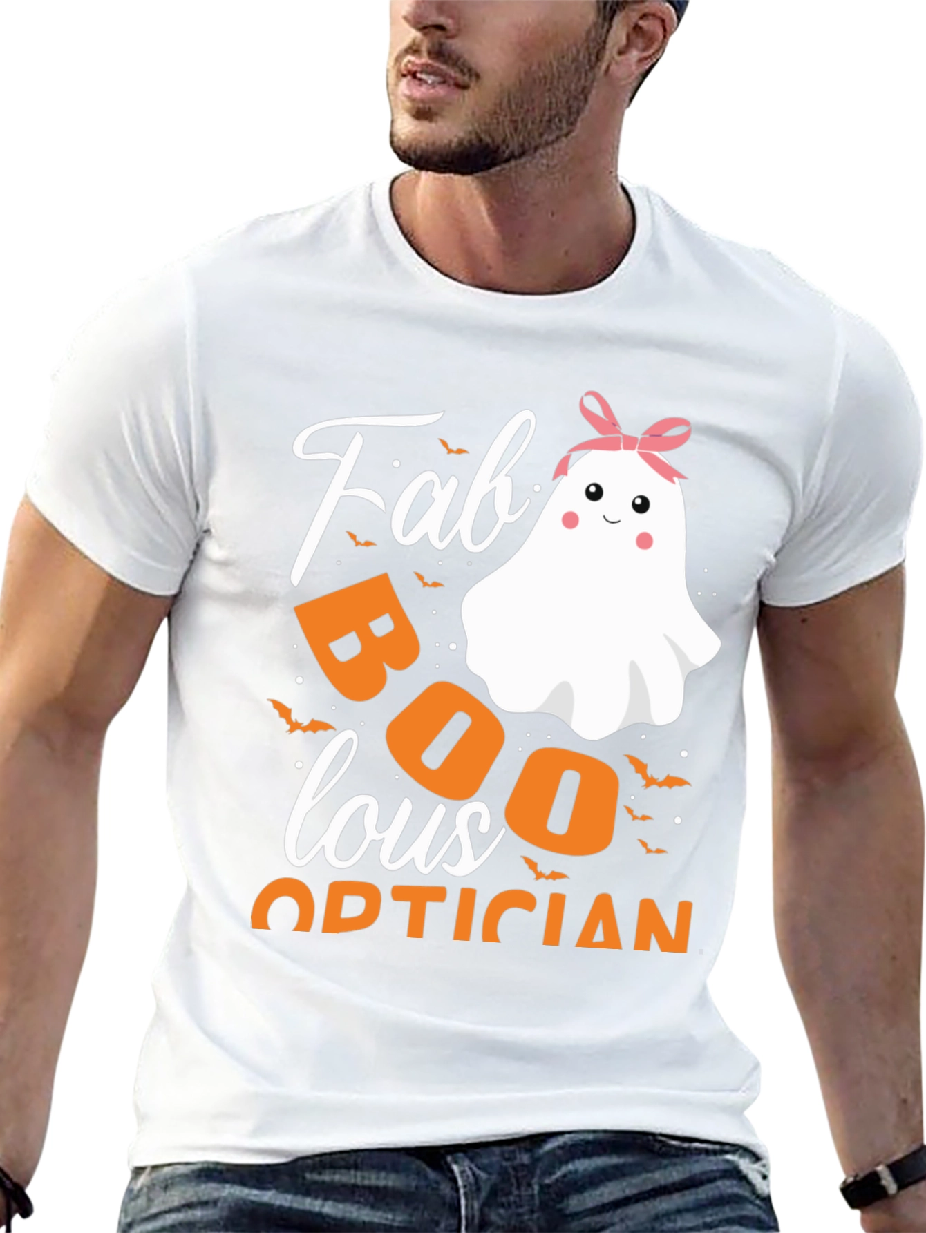 Fab Boo Lous Optician Halloween Graphic T-Shirt