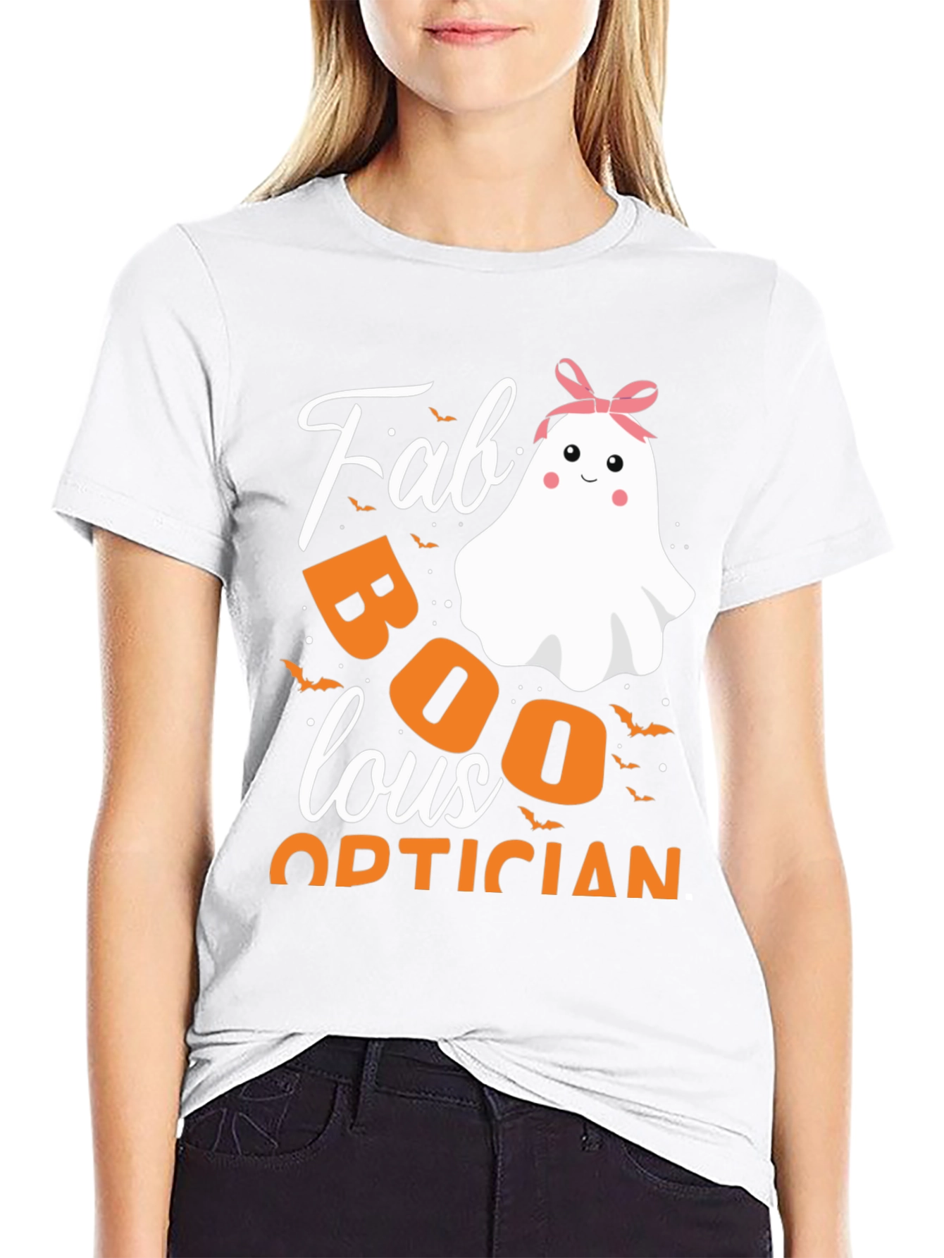 Fab Boo Lous Optician Halloween Graphic T-Shirt