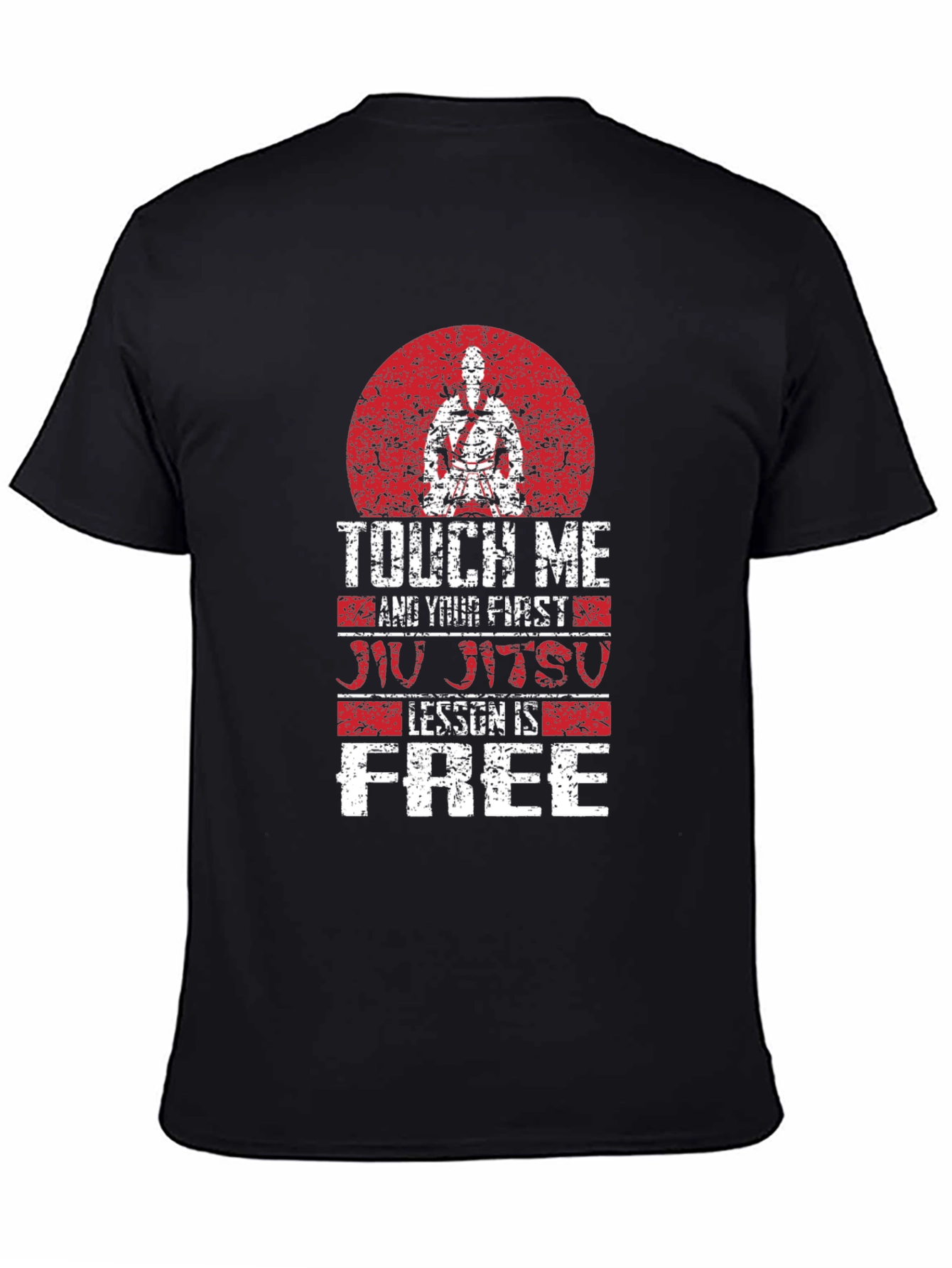 Touch Me Jiu Jitsu Lesson Free Graphic Tee