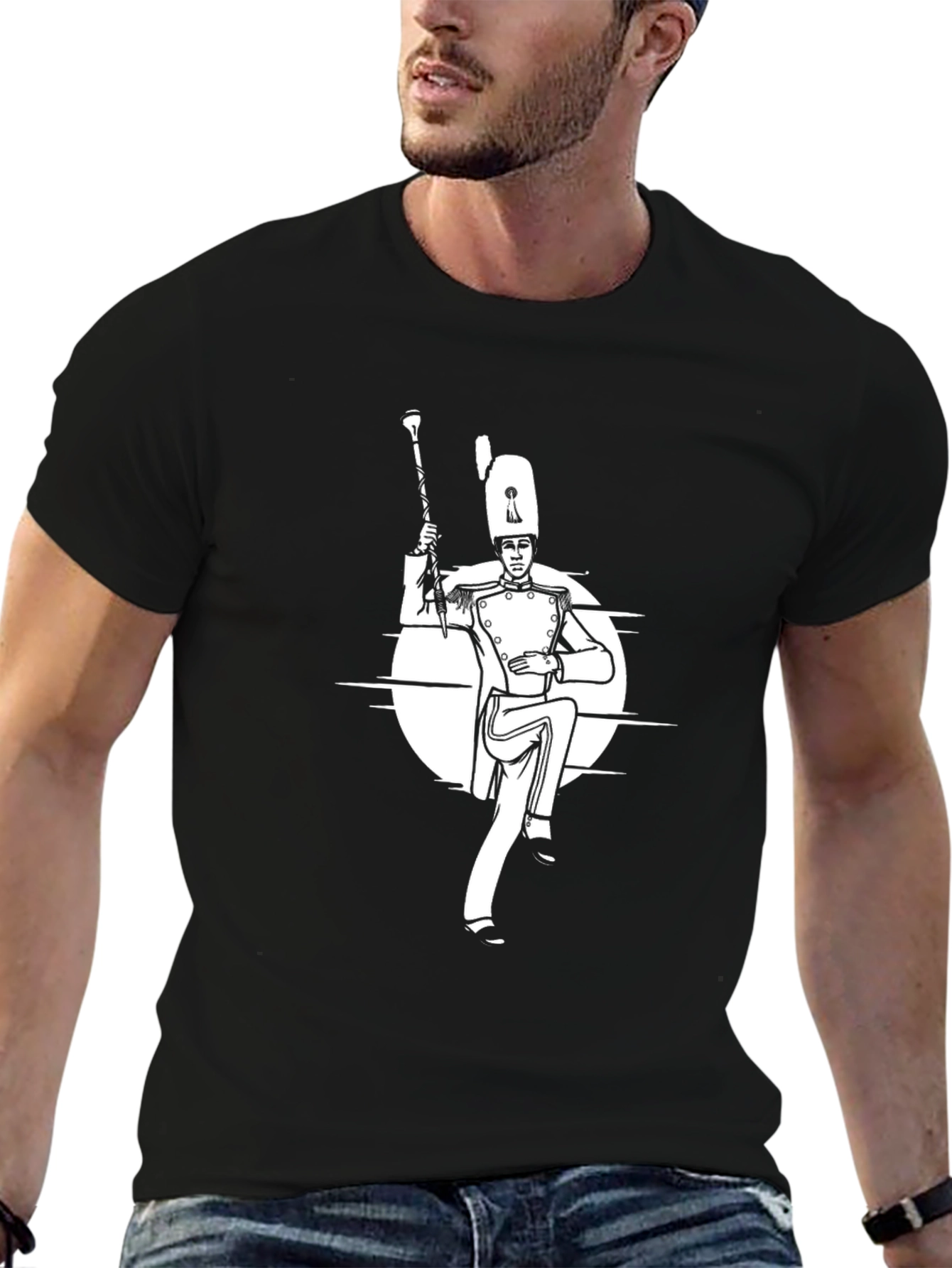 Marching Band Drum Major Graphic Tee
