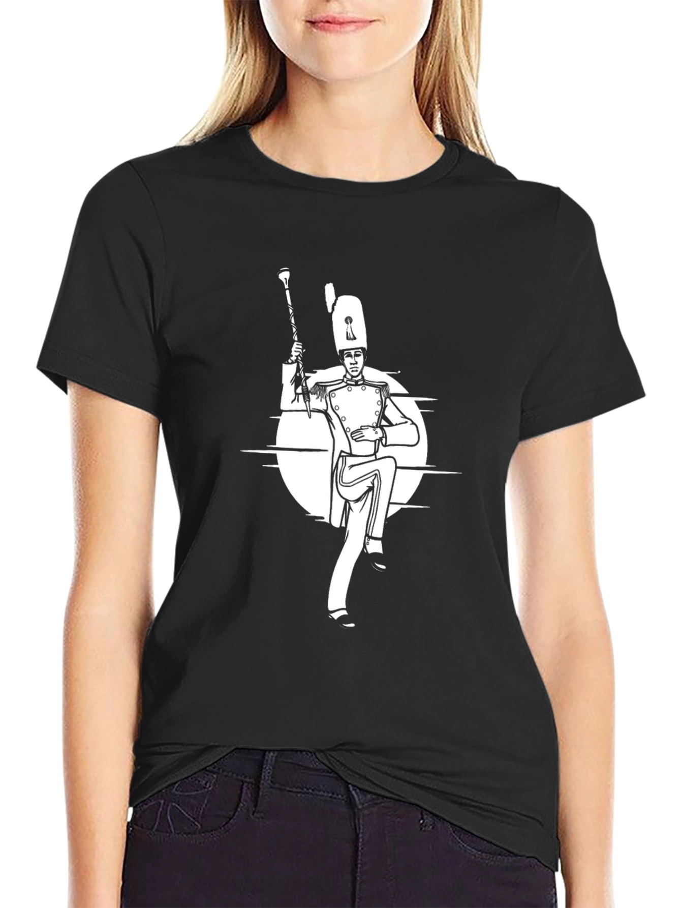 Marching Band Drum Major Graphic Tee