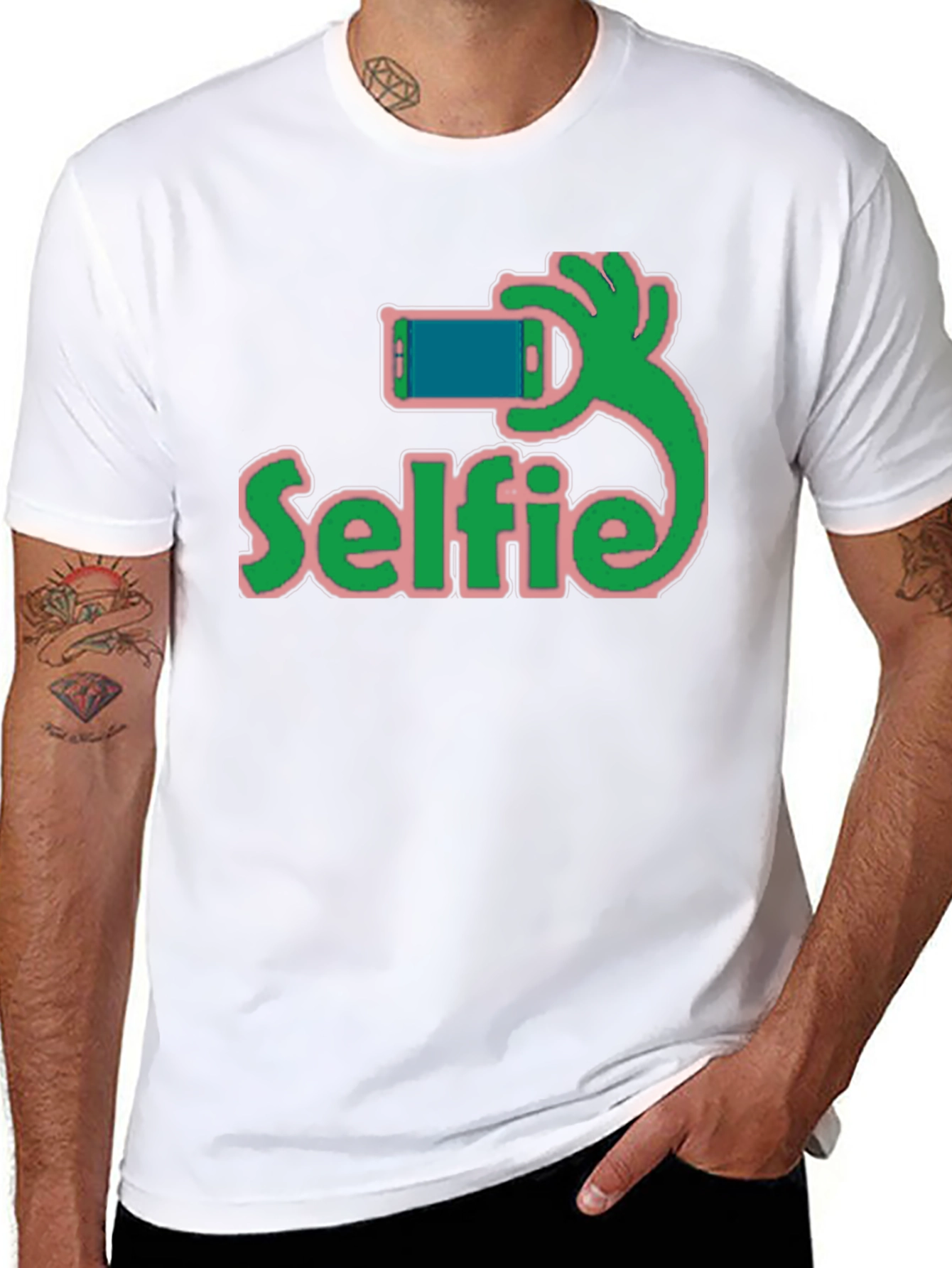 Selfie T-Shirt - Novelty Graphic Tee