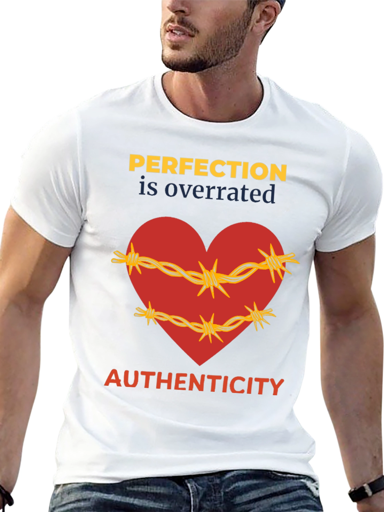 Authenticity Over Perfection Graphic Tee