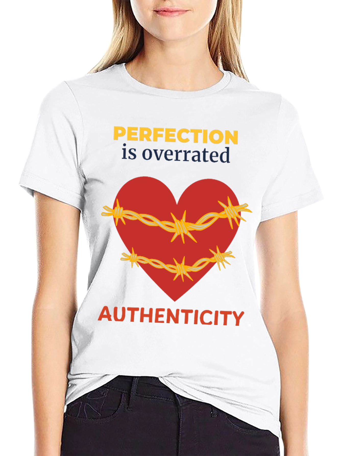 Authenticity Over Perfection Graphic Tee