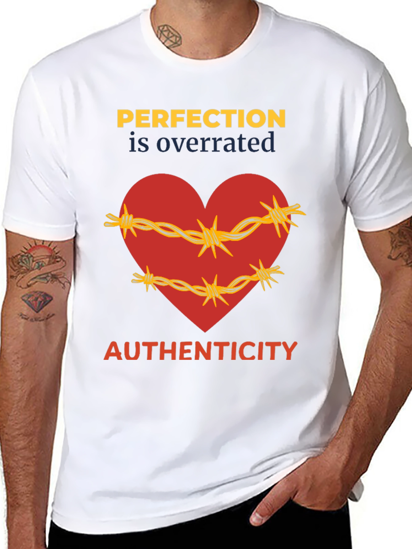 Authenticity Over Perfection Graphic Tee