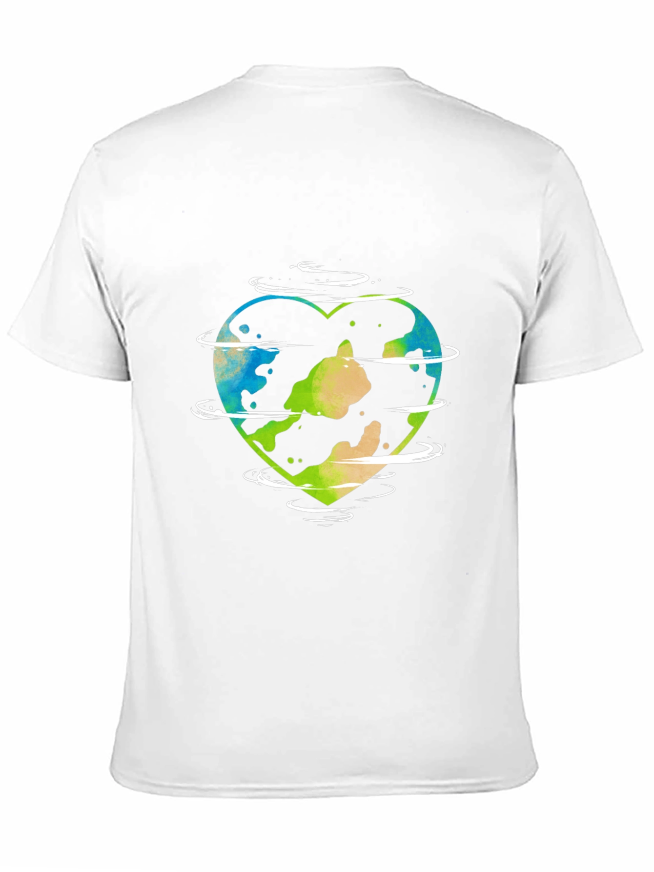 Earth Heart Graphic Tee - Eco-Friendly Design