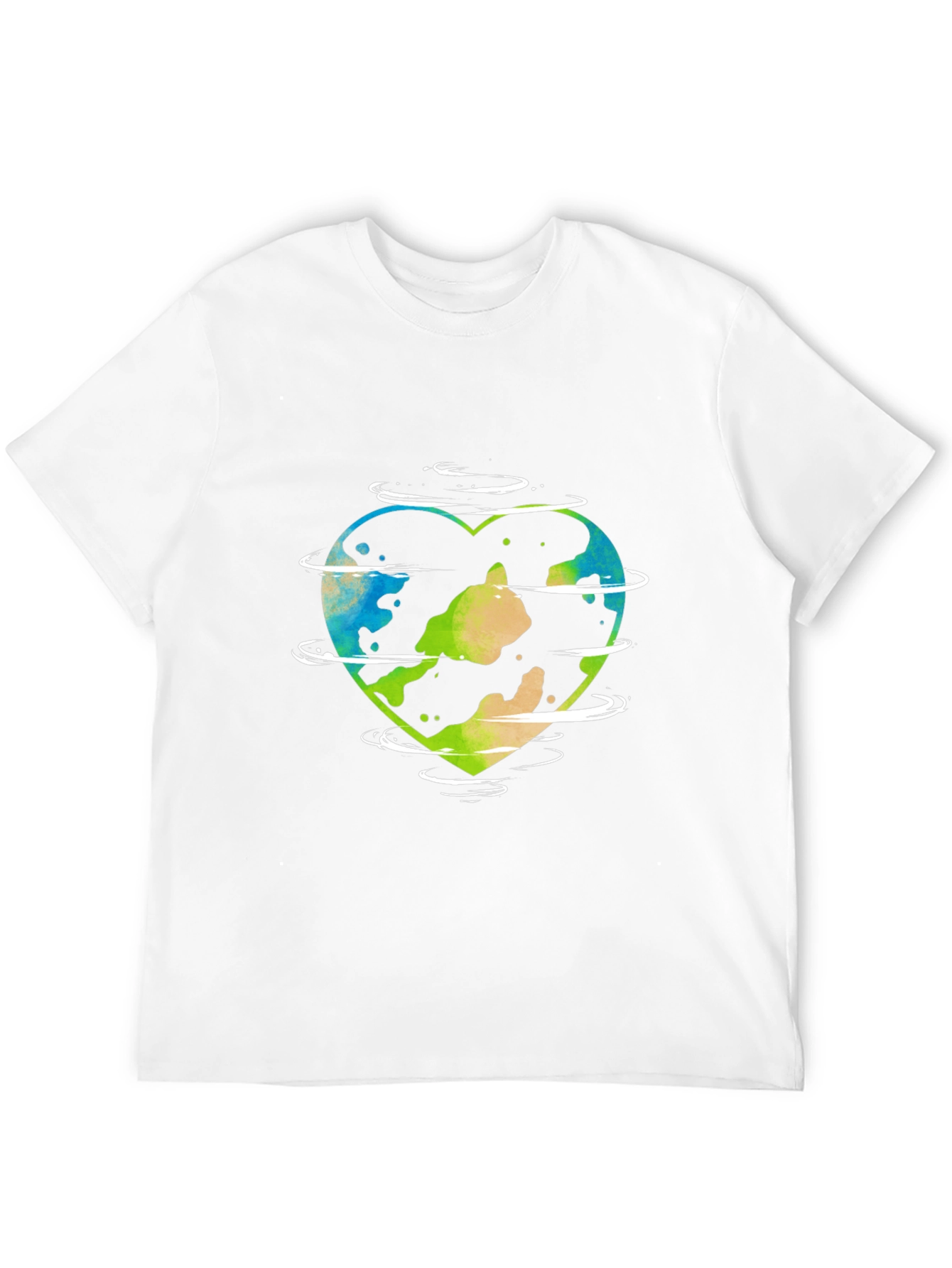 Earth Heart Graphic Tee - Eco-Friendly Design