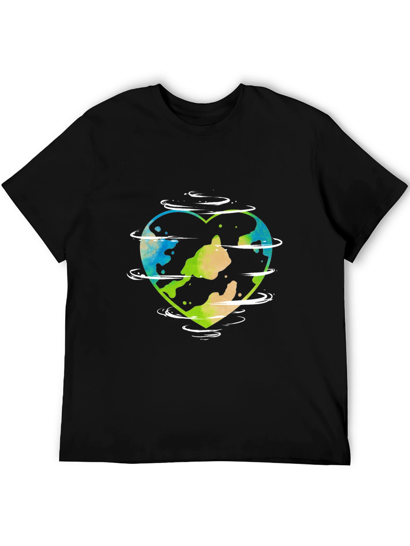 Earth Heart Graphic Tee - Eco-Friendly Design
