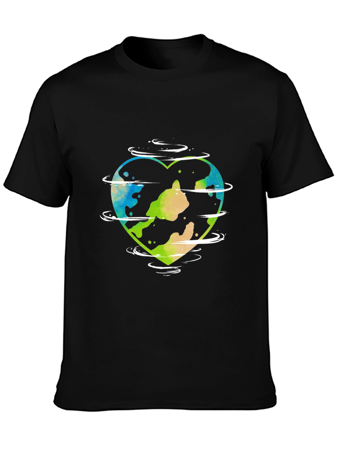 Earth Heart Graphic Tee - Eco-Friendly Design