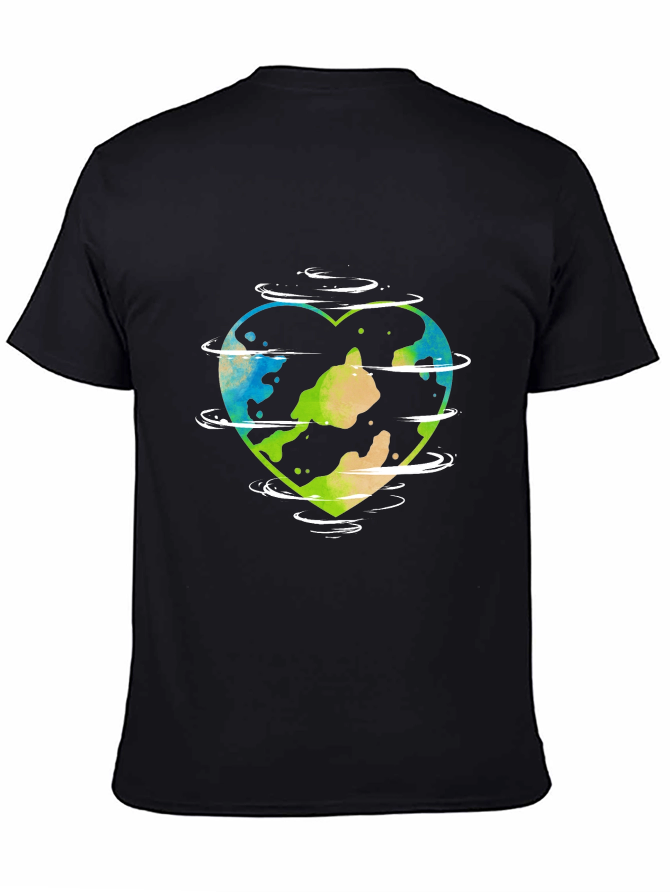 Earth Heart Graphic Tee - Eco-Friendly Design