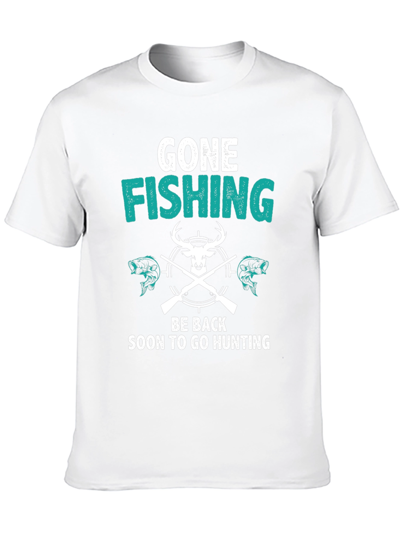 Gone Fishing Back to Hunting T-Shirt