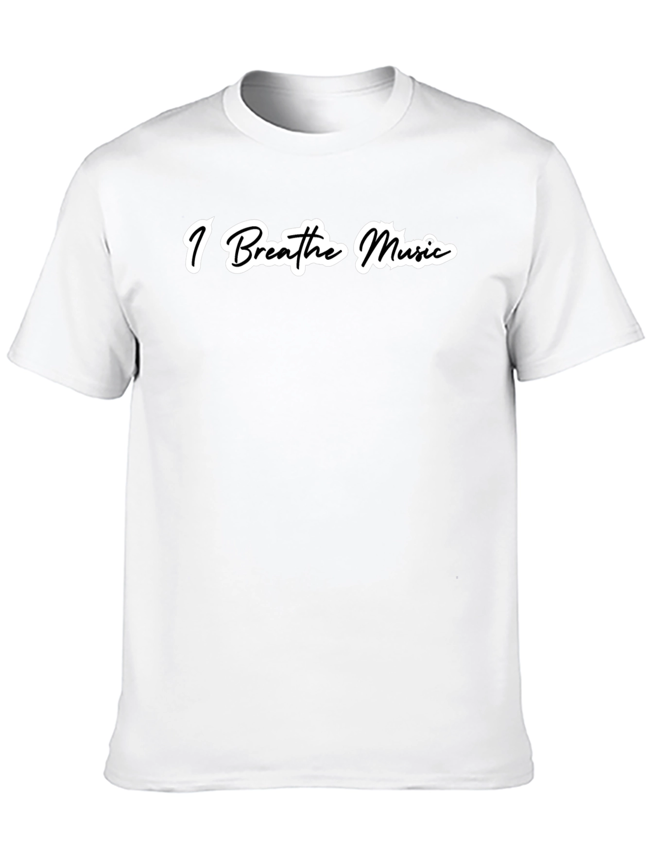 I Breathe Music Black T-Shirt