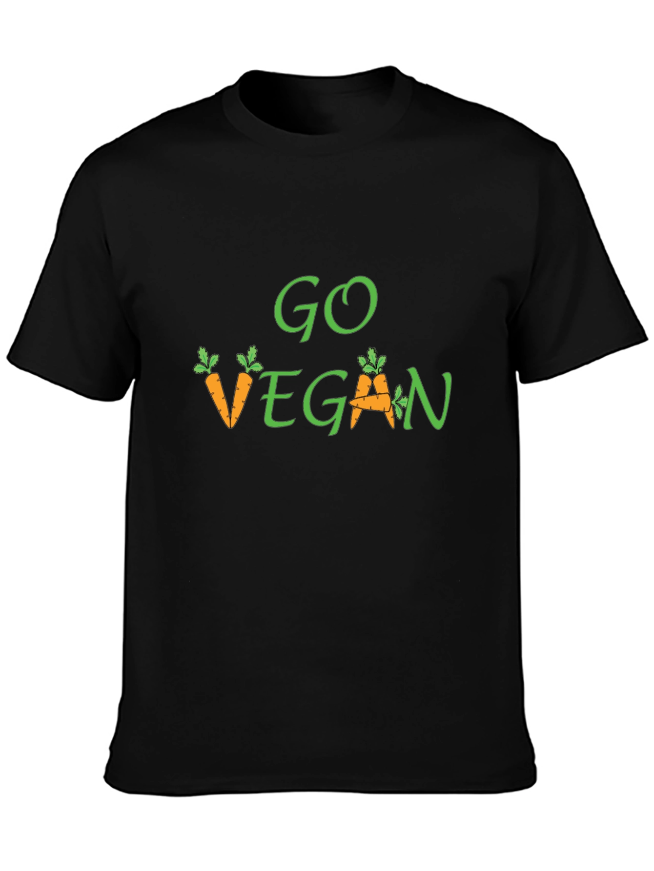 Go Vegan Carrot Graphic Tee
